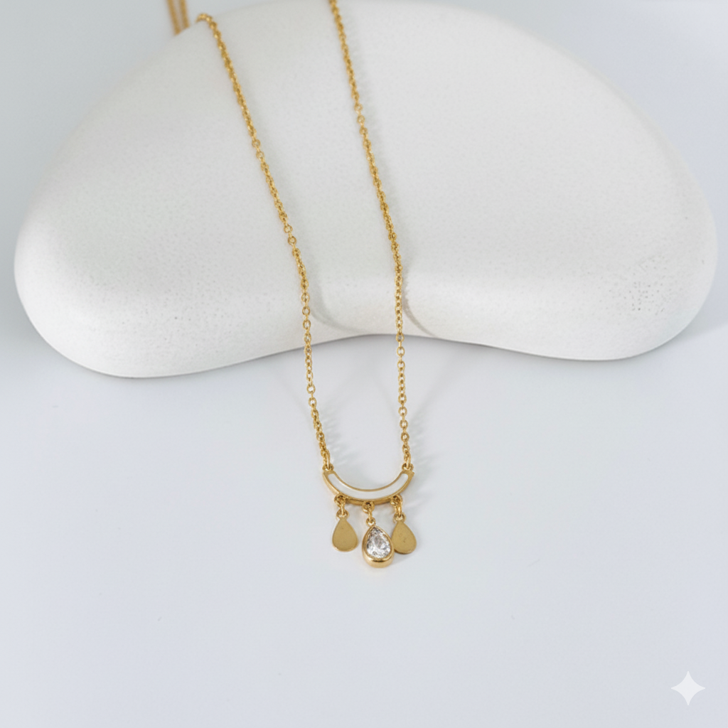 Gemma Droplet Necklace