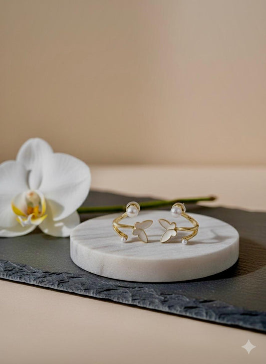 Shine-N-Glitz Beads Studded Butterfly Wings