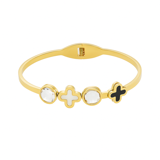 Rein Gold Bangle Bracelet Anti-tarnish