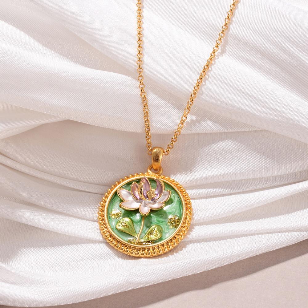 Lotus Radince Pendant - Antitarnish
