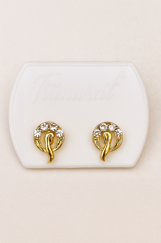 Mini Stud Gold Earrings