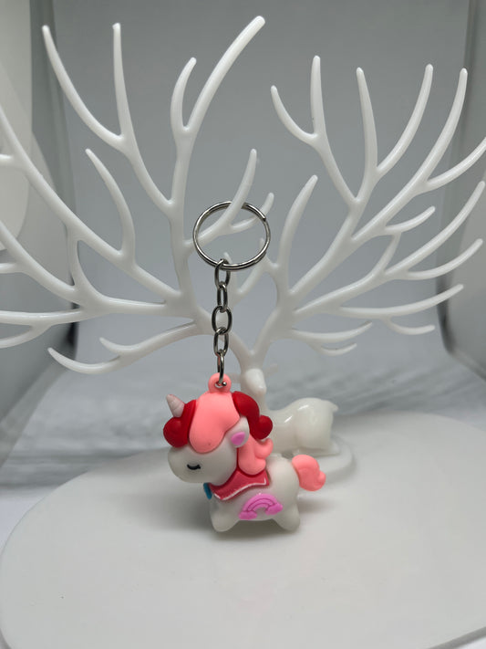 Pink Unicorn keychain