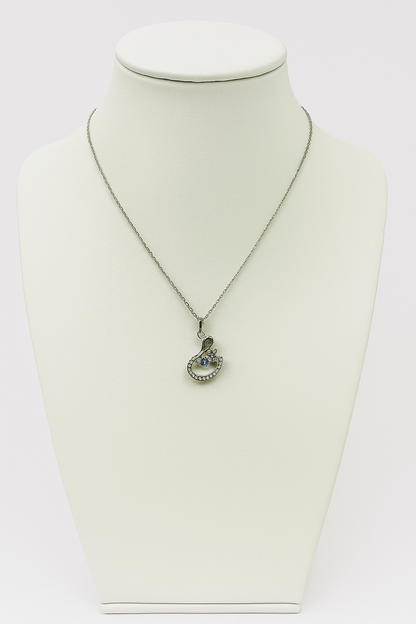 Swan Silver Necklace