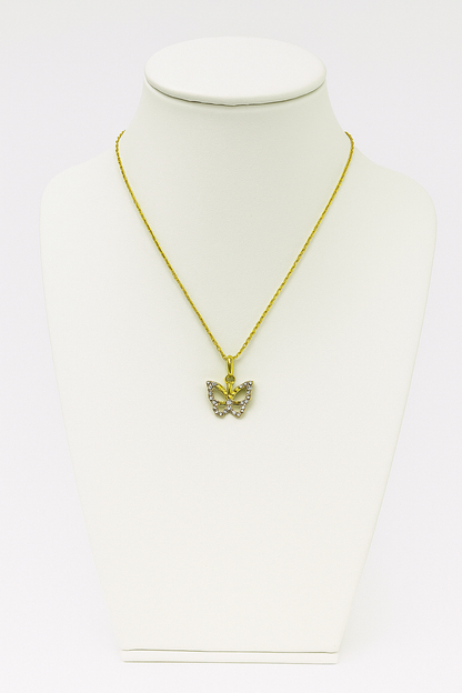 Butterfly Gold Necklace