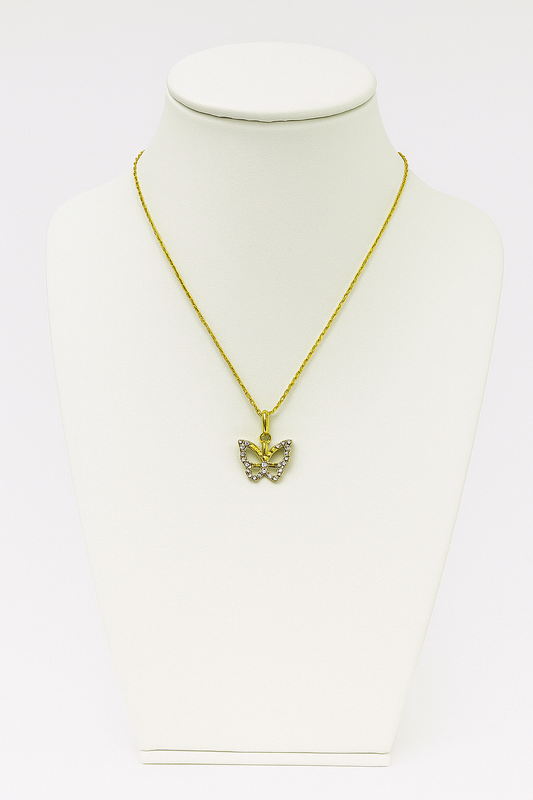 Butterfly Gold Necklace