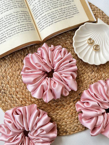 Nude Pink Scrunchies